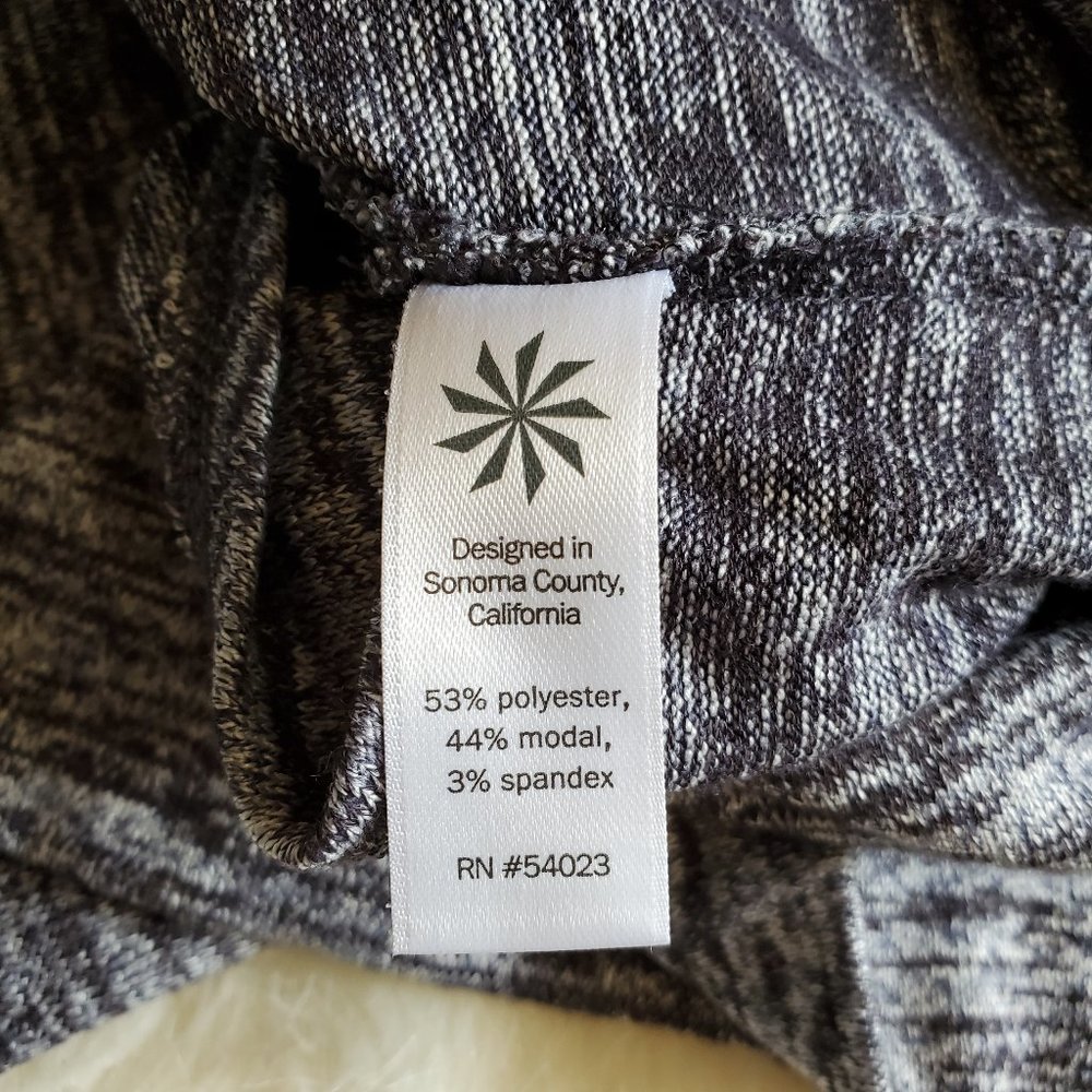 Athleta Pose Layered Top in Marled Gray Size Small - Picture 8 of 12